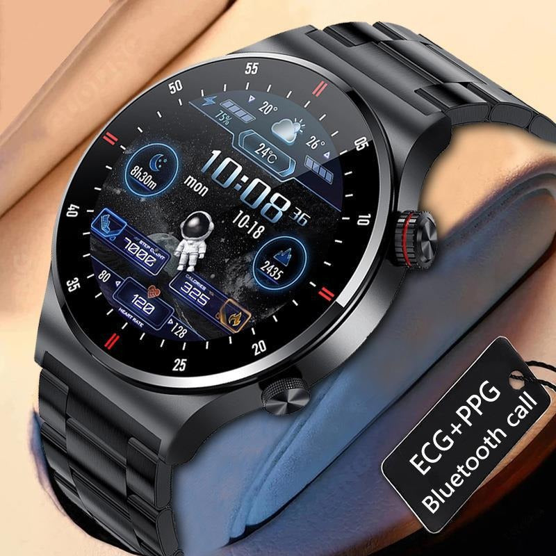 ECG+PPG Music Player Pedometer Bluetooth Calling Smart Watch PULSEPRO