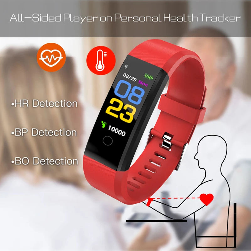 Smart Watch Men's & Women's Heart Rate Monitor Blood Pressure Fitness Tracker PULSEPRO