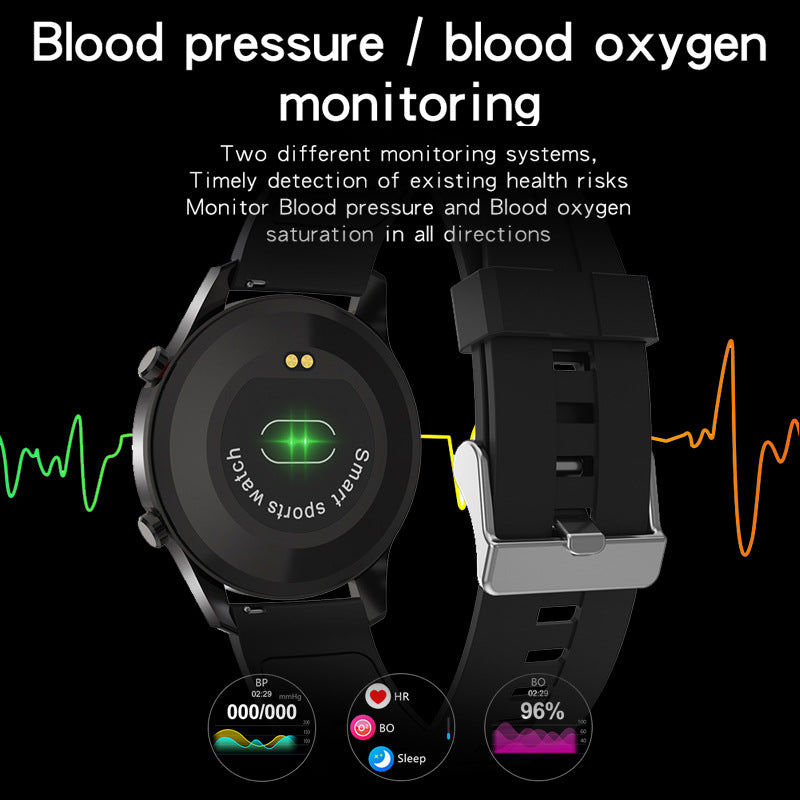 Multifunctional Smart Watch Heart Rate Blood Pressure Blood Oxygen Detection PULSEPRO