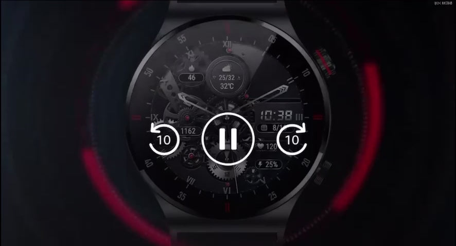 Load video: PULSEPRO ECG SMART WATCH